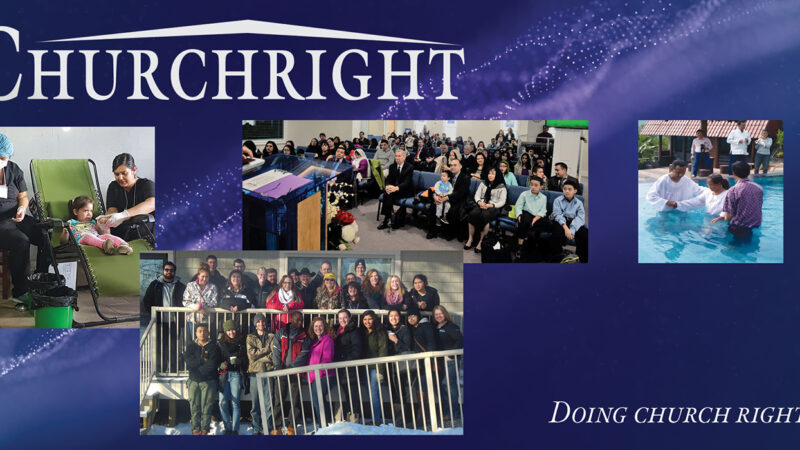 Community service and worship moments for Churchright, highlighting faith, prayer, and connection.