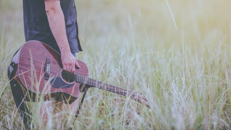 man with guitar