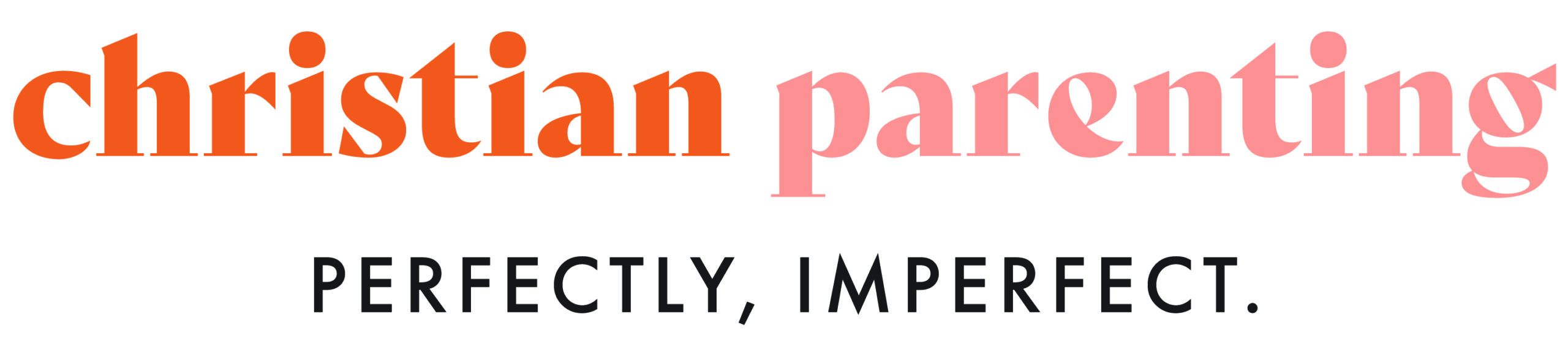 Christian Parenting logo with the tagline: Perfectly, Imperfect.