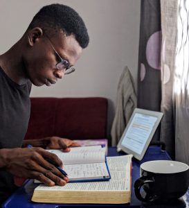 Bible reading, both organic and technological