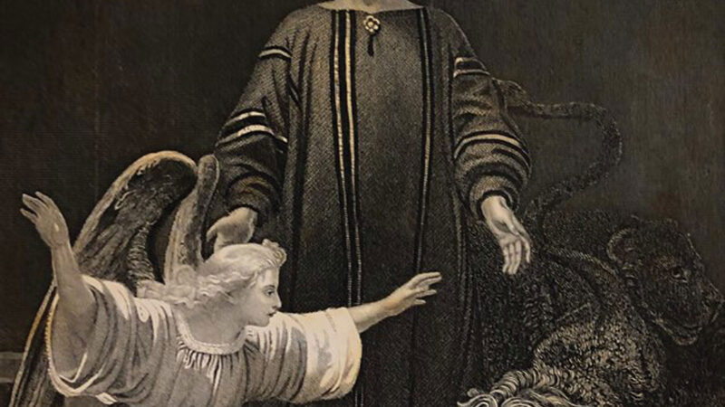 Bible 1873 Daniel in the den of the lion